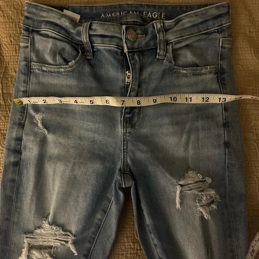 American Eagle Outfitters Ripped Skinny Jeans - Picture 9 of 10